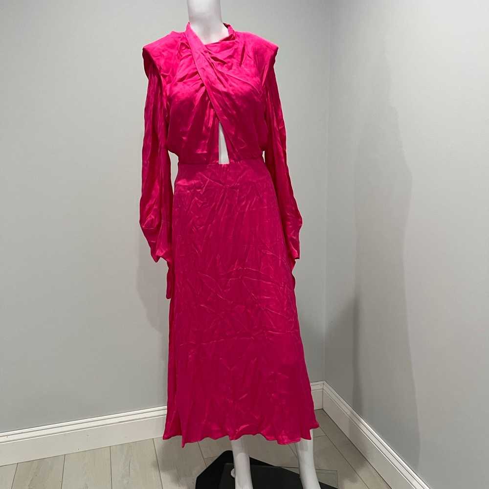 $340 FARM RIO Shoulderpads maxi Dress size S - image 7