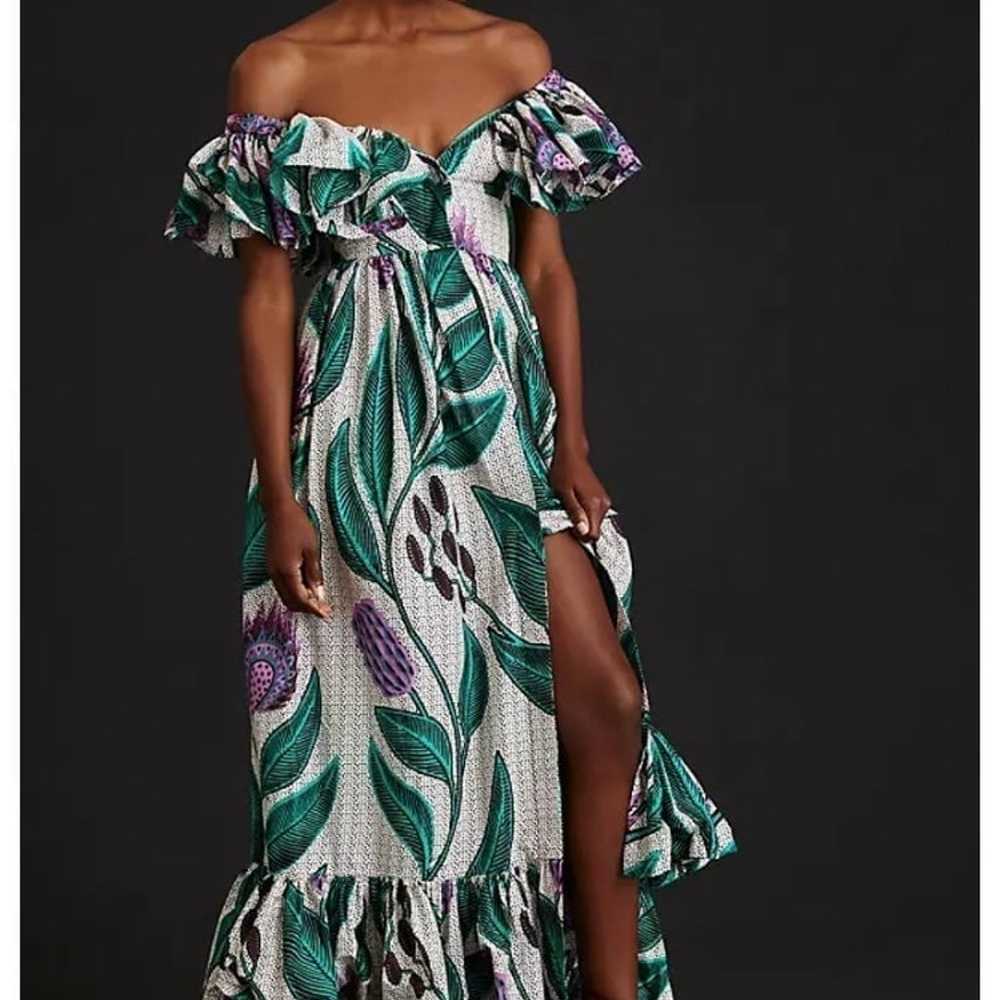 Sika Printed Maxi Dress Size 6 - image 2