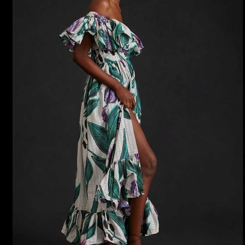 Sika Printed Maxi Dress Size 6 - image 3
