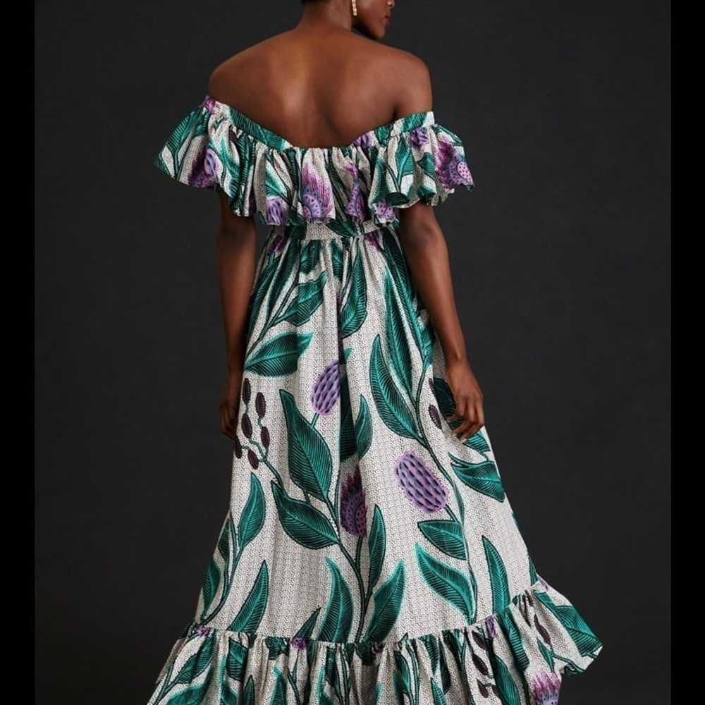 Sika Printed Maxi Dress Size 6 - image 5