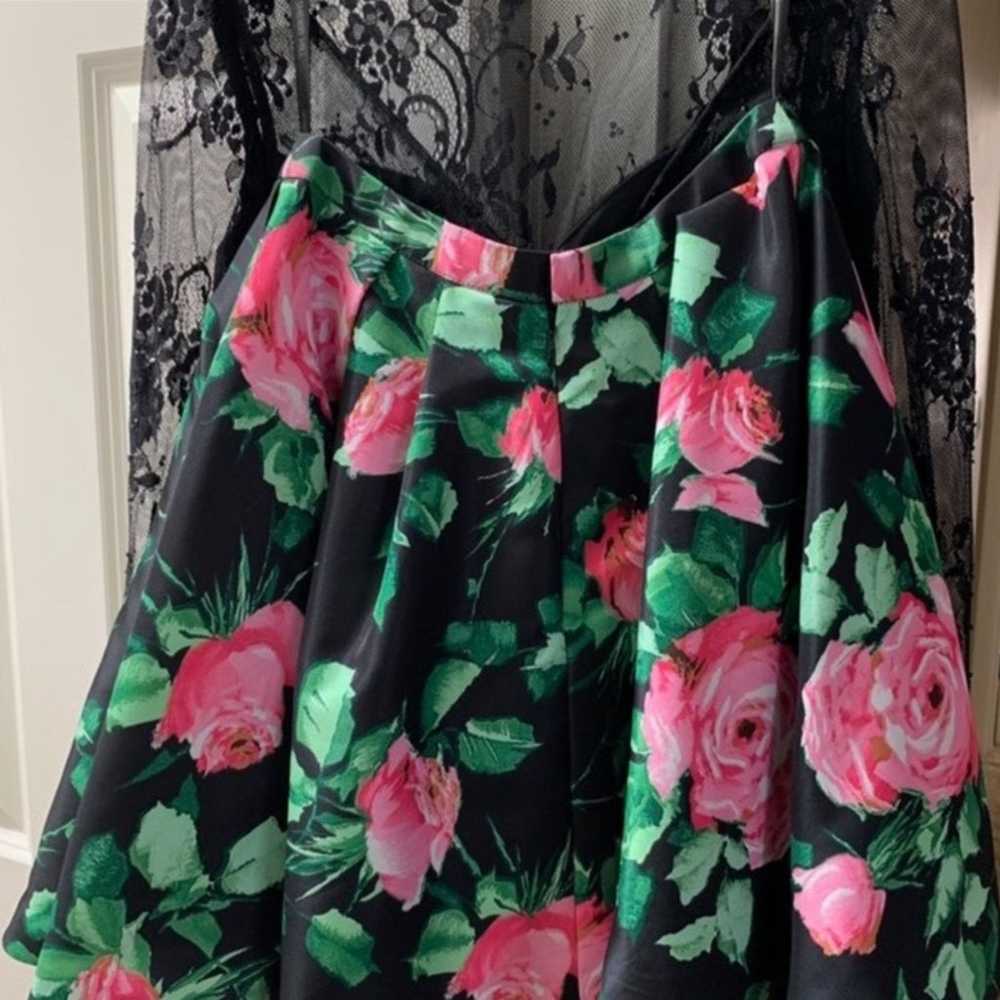 Sherri Hill Two Piece Floral Homecoming Dress (in… - image 3