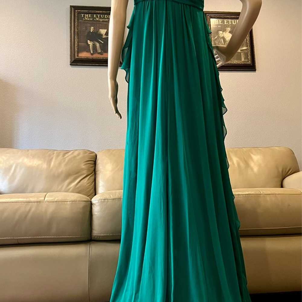 Badgley Mischka Collection Emerald Gown Dress is … - image 7