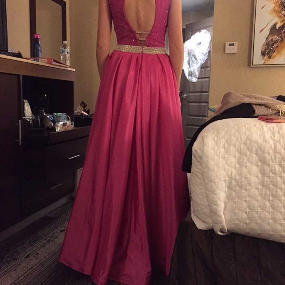 Pink custom gown - image 2