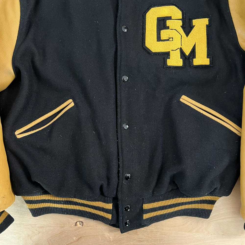 Made In Usa × Vintage Vintage Butwin Letterman Ja… - image 3