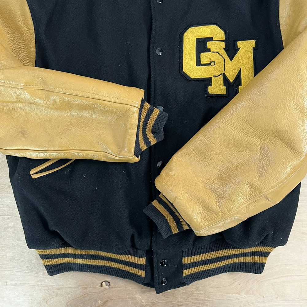 Made In Usa × Vintage Vintage Butwin Letterman Ja… - image 4