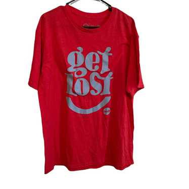 Neff NWOT Neff Get Lost Skater Graphic Red T Shirt - image 1