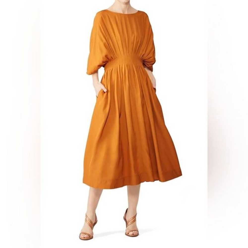 CO Amber Pleated Midi Dress Size Small $895 - image 1