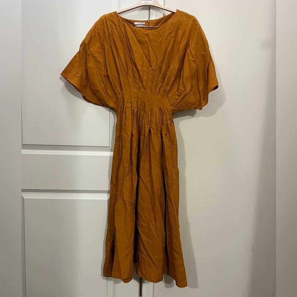 CO Amber Pleated Midi Dress Size Small $895 - image 2