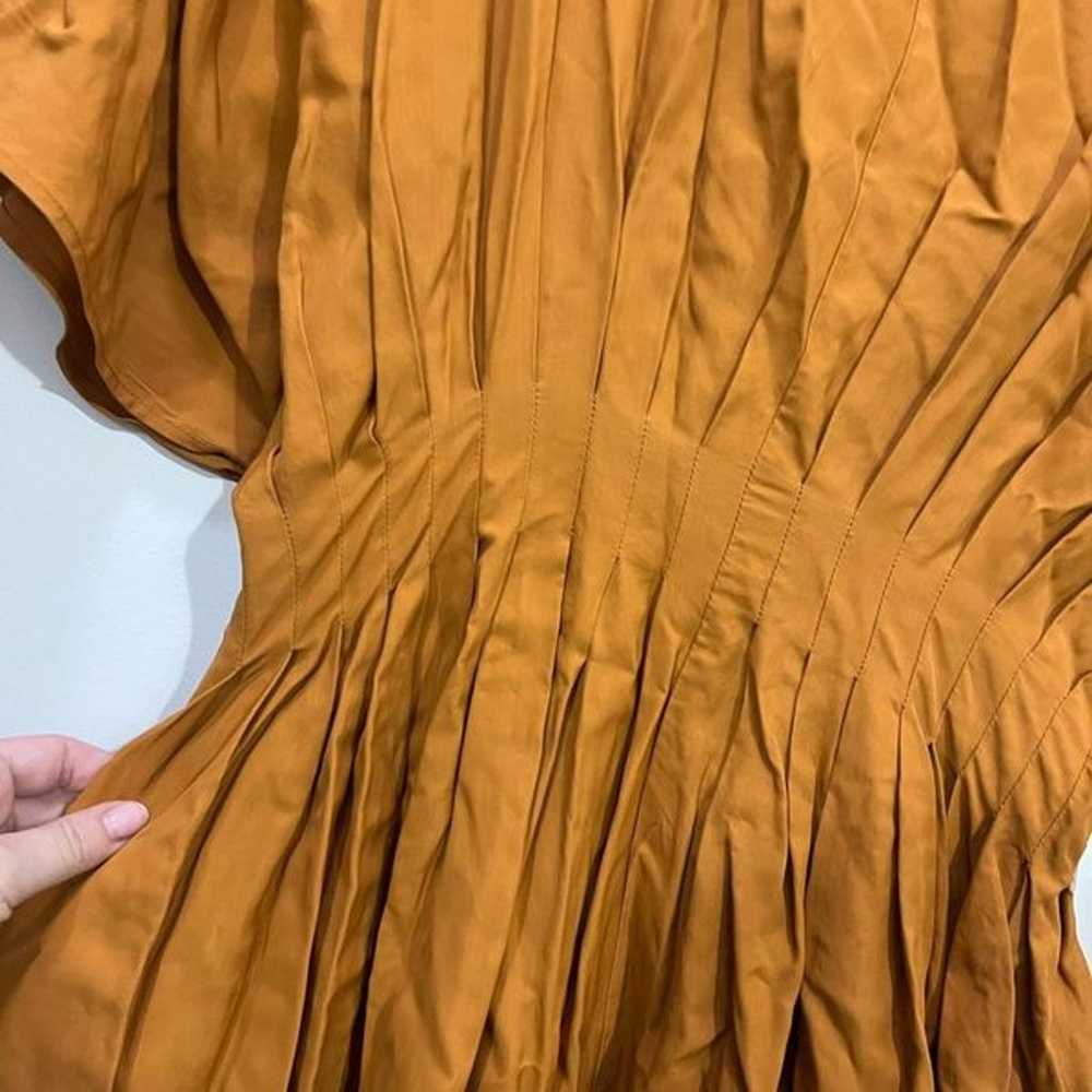 CO Amber Pleated Midi Dress Size Small $895 - image 4