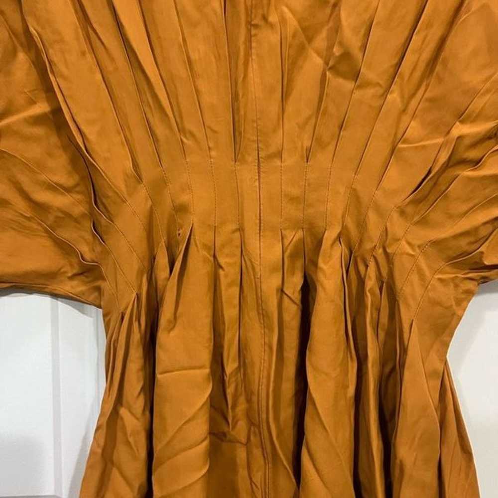 CO Amber Pleated Midi Dress Size Small $895 - image 7