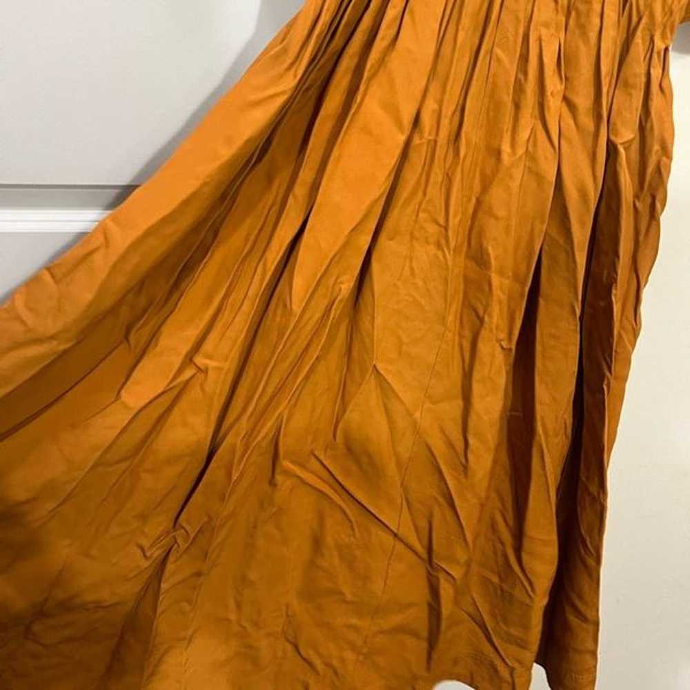 CO Amber Pleated Midi Dress Size Small $895 - image 9