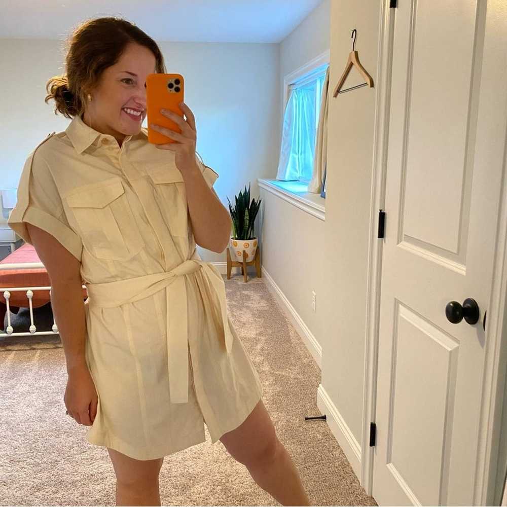 Significant Other Tan Short Sleeve Mini Dress 4 - image 3
