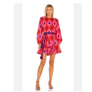 RHODE Ella Ikat Poplin Mini Dress