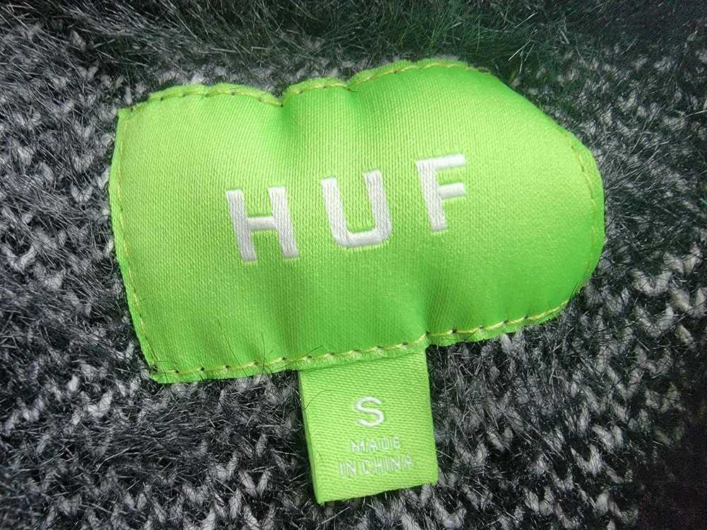 Huf HUF Cracked Cardigan Quake Pattern Sweater - … - image 4
