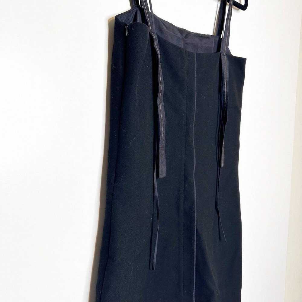 Helmut Lang Double Strap Mini Dress Women's Black… - image 7