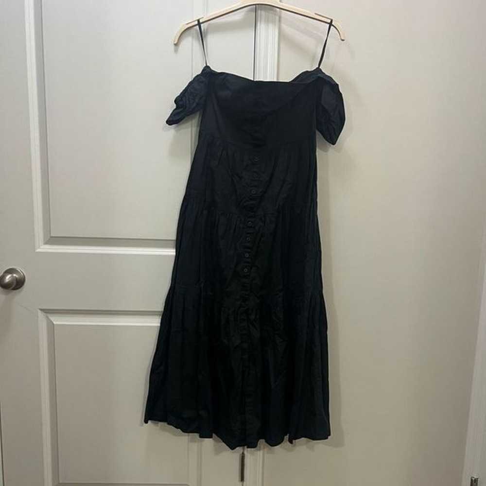 Staud Black Elio Dress Size 4 US $285 - image 2