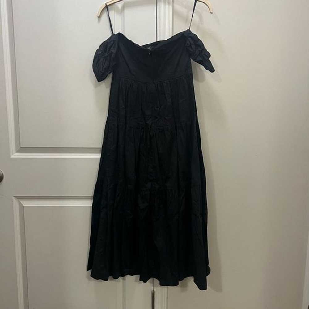 Staud Black Elio Dress Size 4 US $285 - image 5