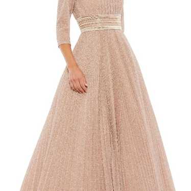 Size 8 Mac Duggal Formal Rose Gold Gown 50700 (min