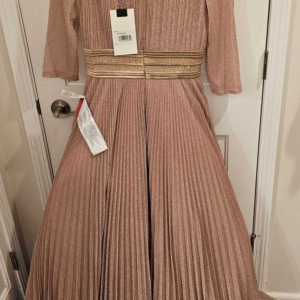 Size 8 Mac Duggal Formal Rose Gold Gown 50700 (mi… - image 5