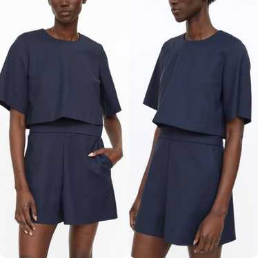 G Label By Goop Romper Womens 10 Navy Blue Short … - image 1