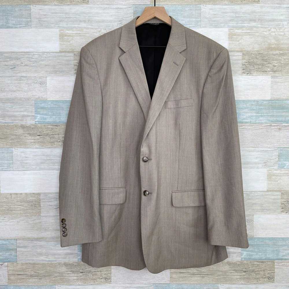 Jos. A. Bank Jos A Bank Travelers Wool Suit Taupe… - image 2