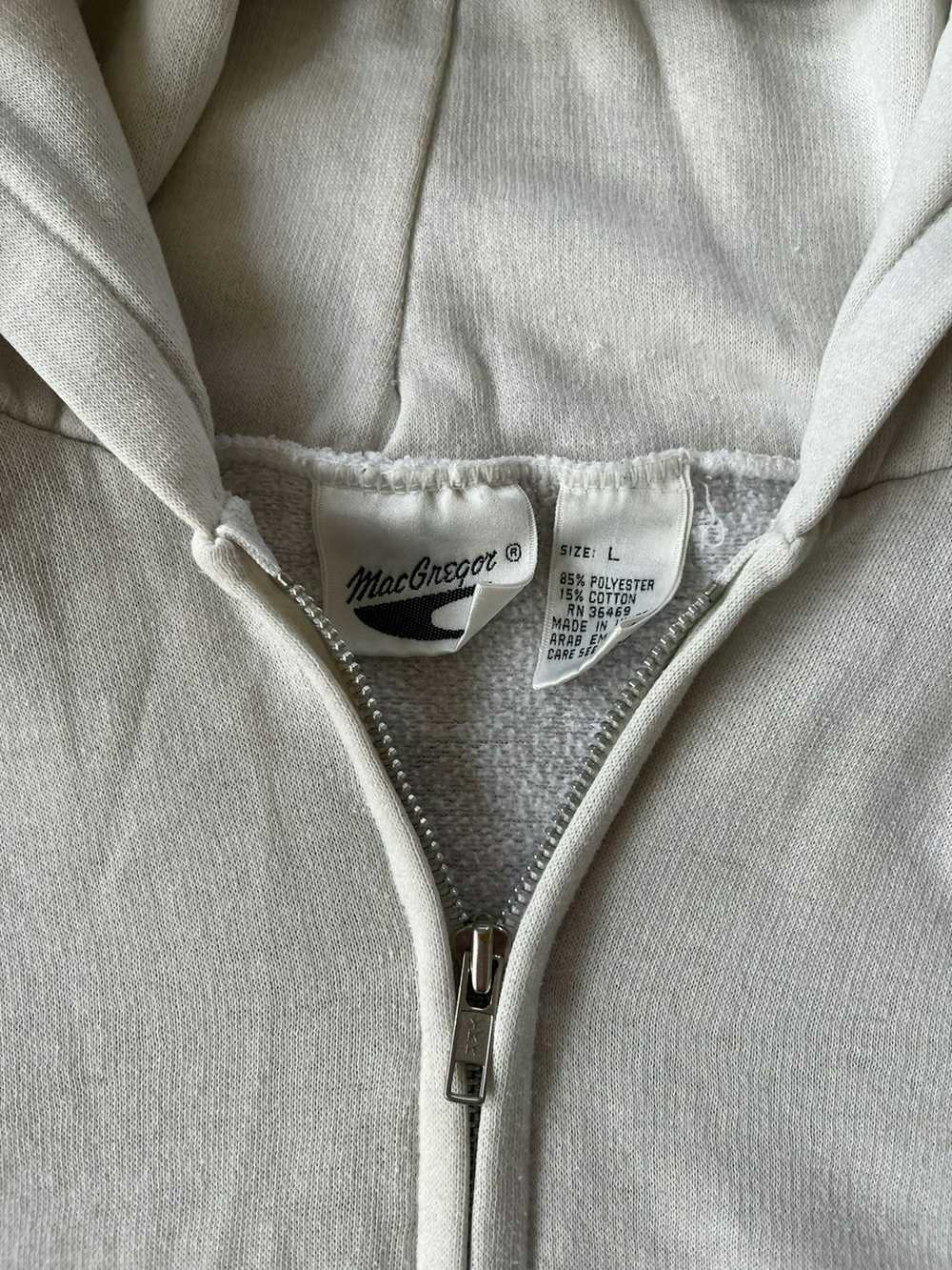 Macgregor Sand Knit cream Macgregor zip up hoodie - image 2