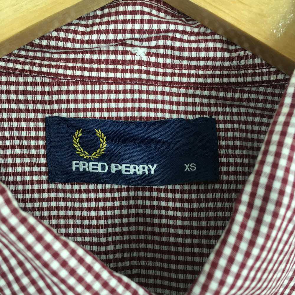 Fred Perry × Streetwear Vintage Fred Perry Gingha… - image 4