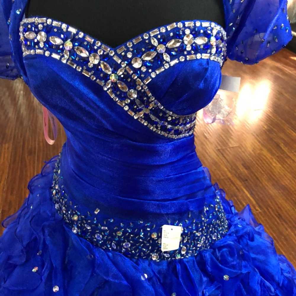 quinceañera dress Royal Blue - image 2