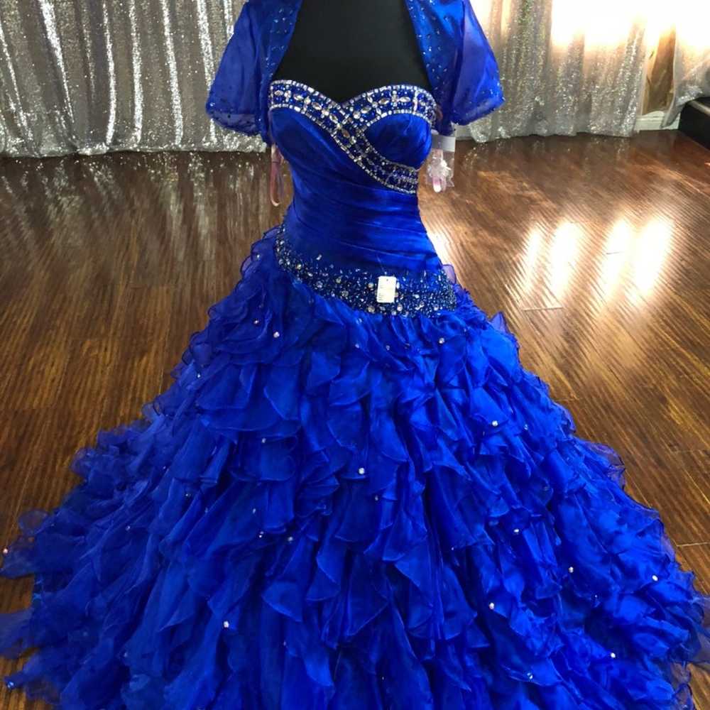 quinceañera dress Royal Blue - image 3