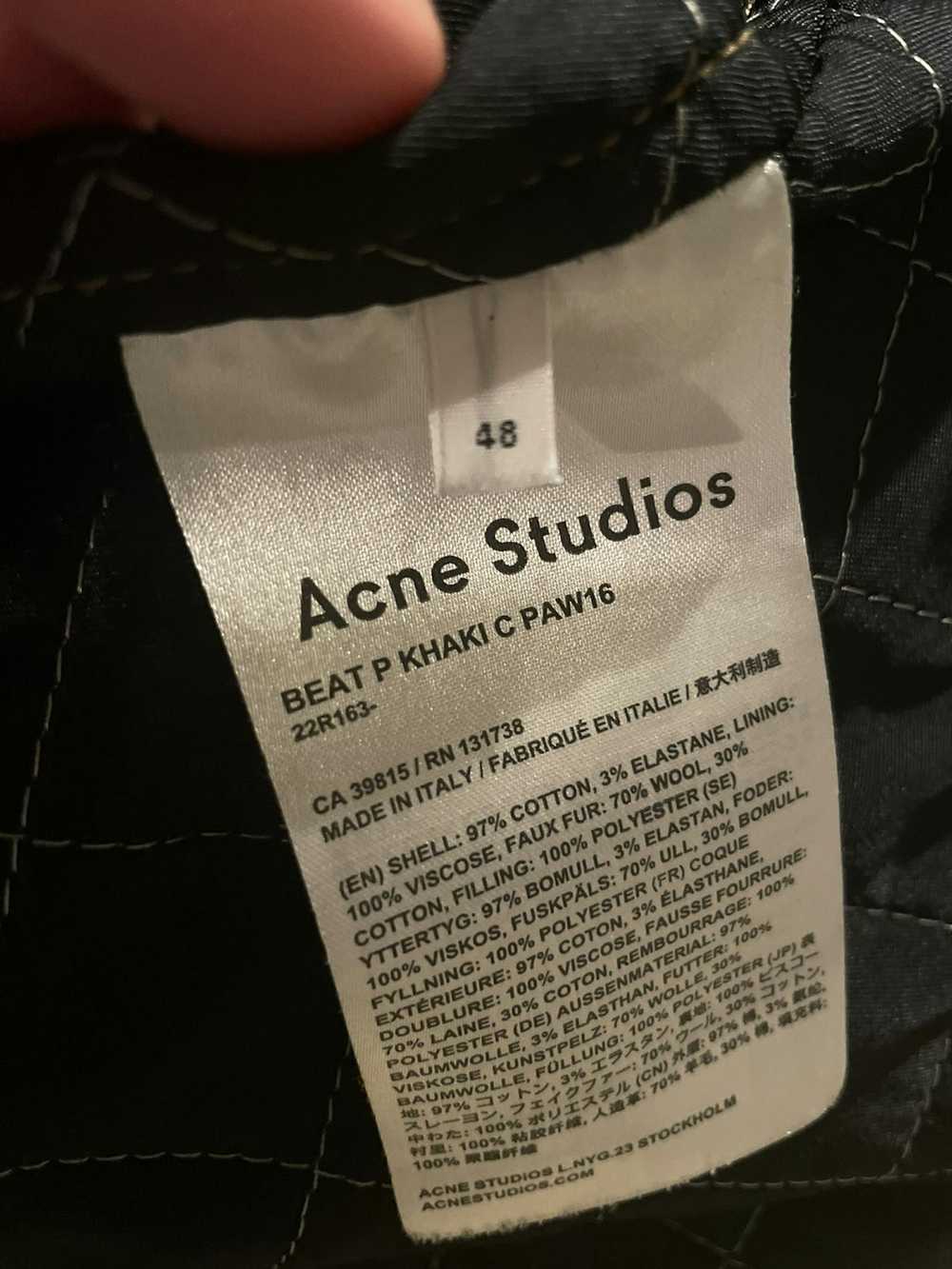 Acne Studios RARE Acne studios courdoroy jacket t… - image 9