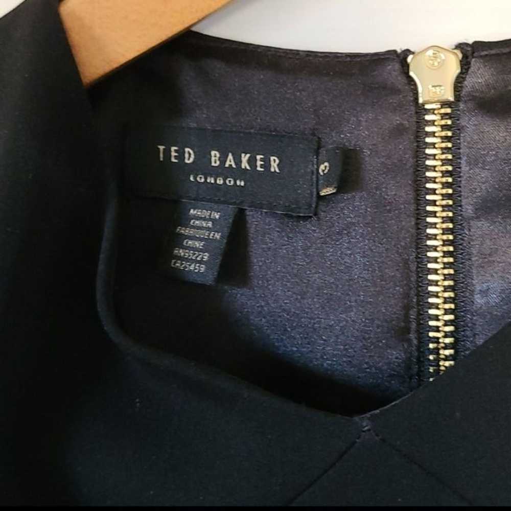 Ted Baker Raven Dress sz 3 - image 2