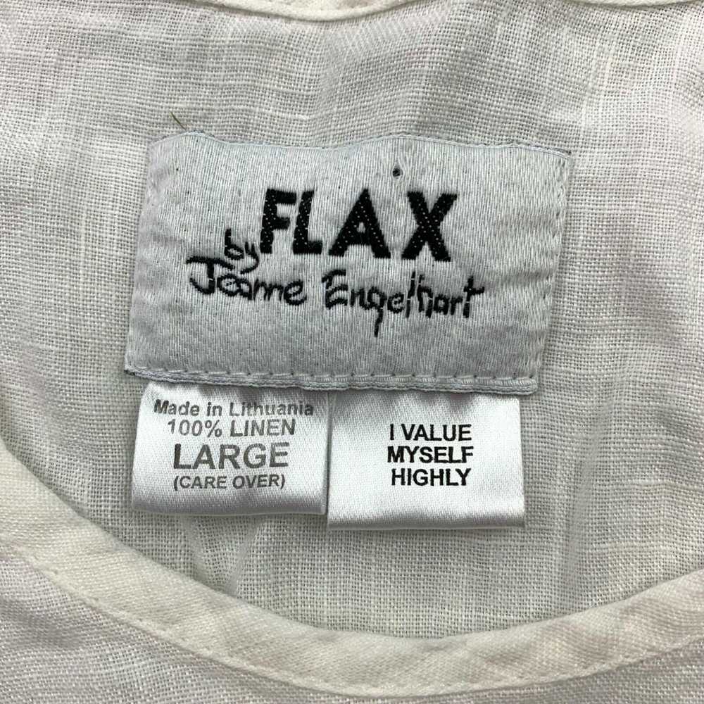 Vintage VTG Flax Women's 100% Linen S/S Lagenlook… - image 3