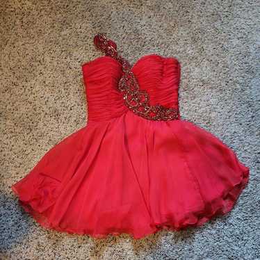 Sherri Hill red short dress