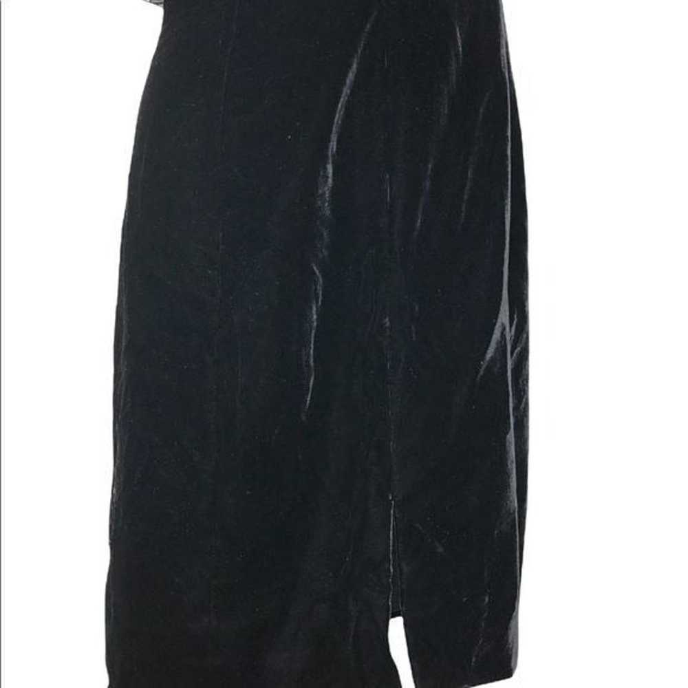 Georgio Armani Black Evening Velvet Dress, One Sh… - image 6