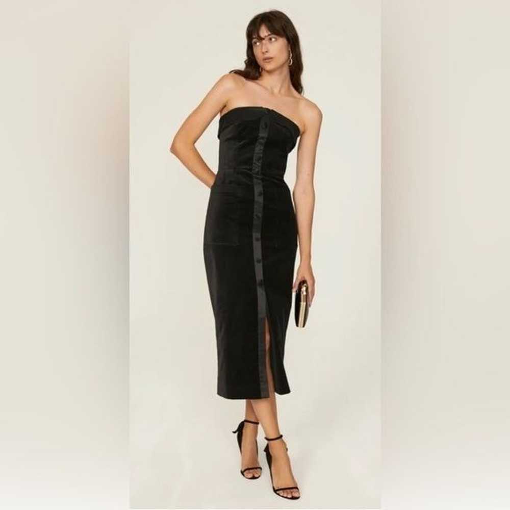 RTR SALONICarina Dress Black Strapless Formal Siz… - image 1
