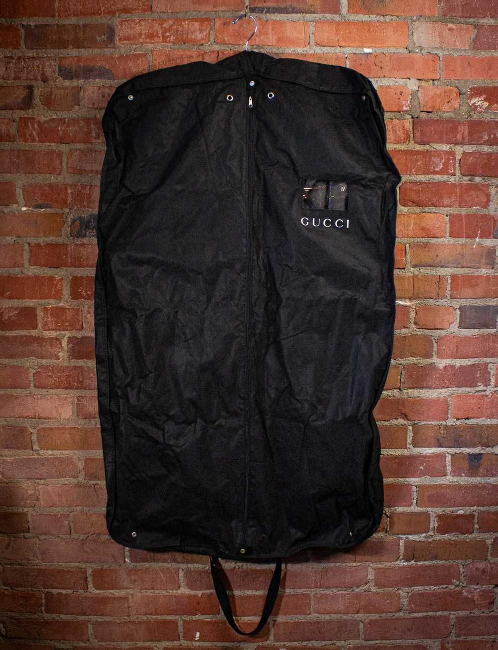 Gucci × Vintage Gucci Double Breasted Black Leath… - image 10