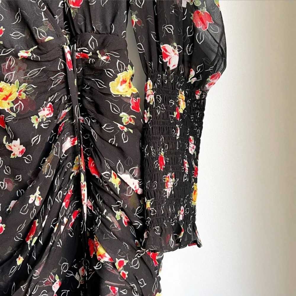 VERONICA BEARD Armeria Floral Silk Dress Size Sz … - image 10