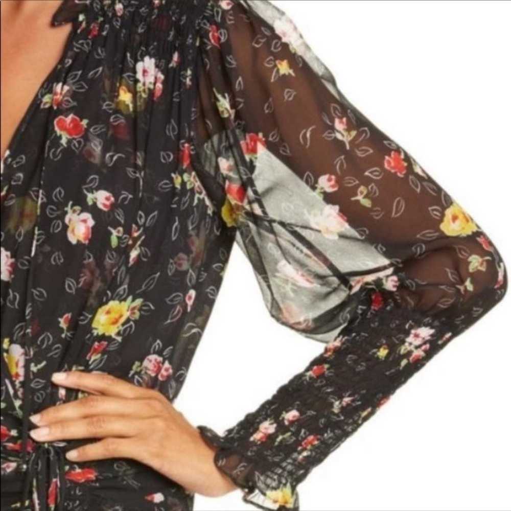 VERONICA BEARD Armeria Floral Silk Dress Size Sz … - image 2