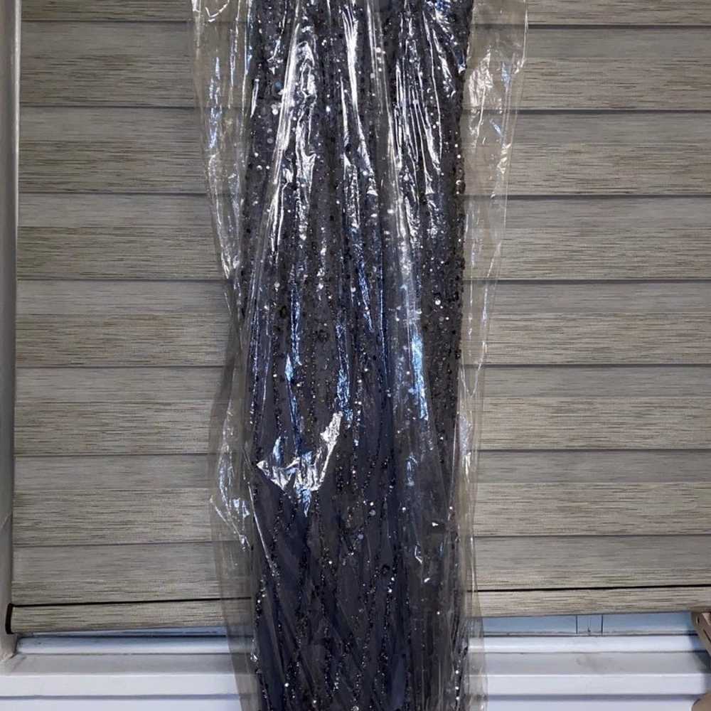 Charcoal Grey Prom Dress - image 4