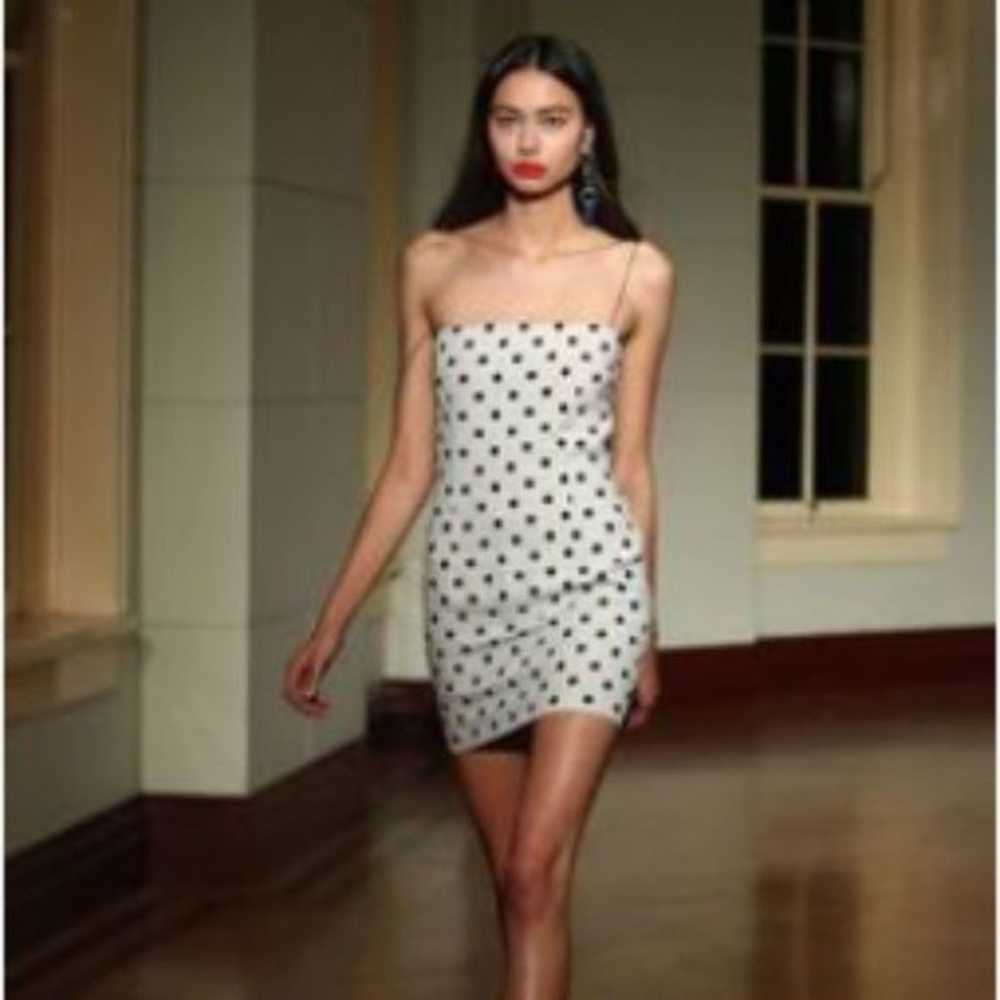 Bec + Bridge Anouk Linen Spot Polka Dot Mini Dress - image 5
