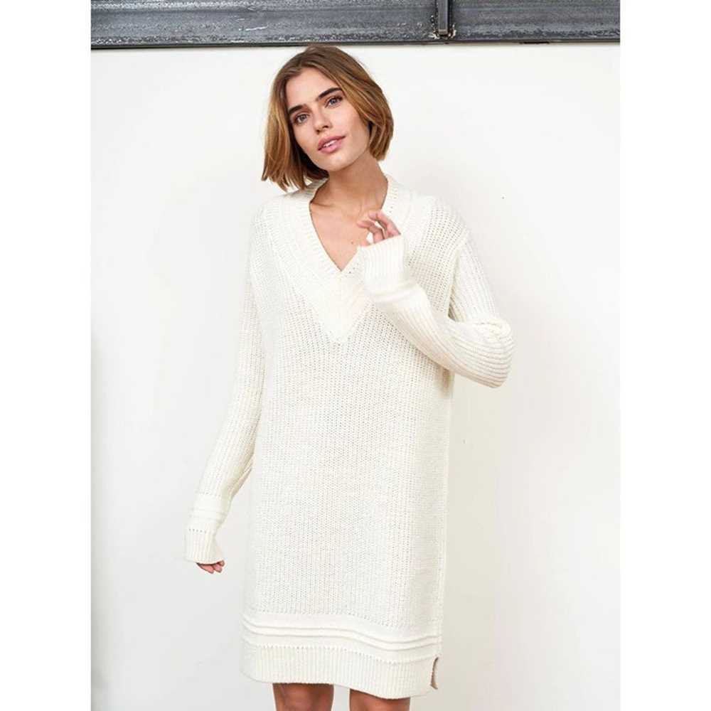 La Ligne  Merino Wool Sweater Dress Cream Size XS - image 10