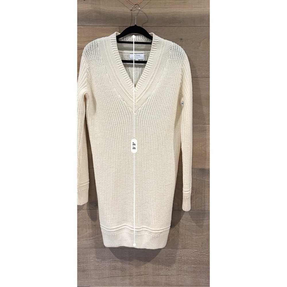 La Ligne  Merino Wool Sweater Dress Cream Size XS - image 6