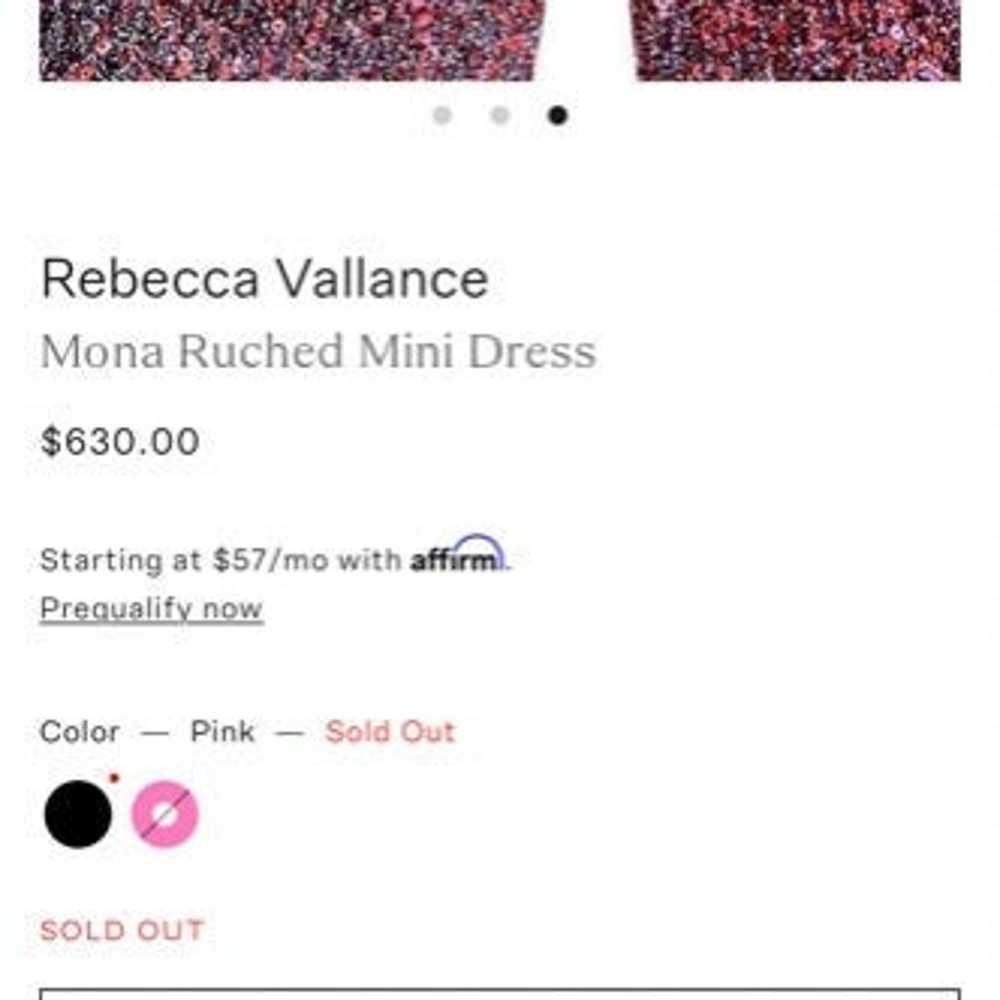 Mona ruched mini dress - Rebecca Vallance - image 2