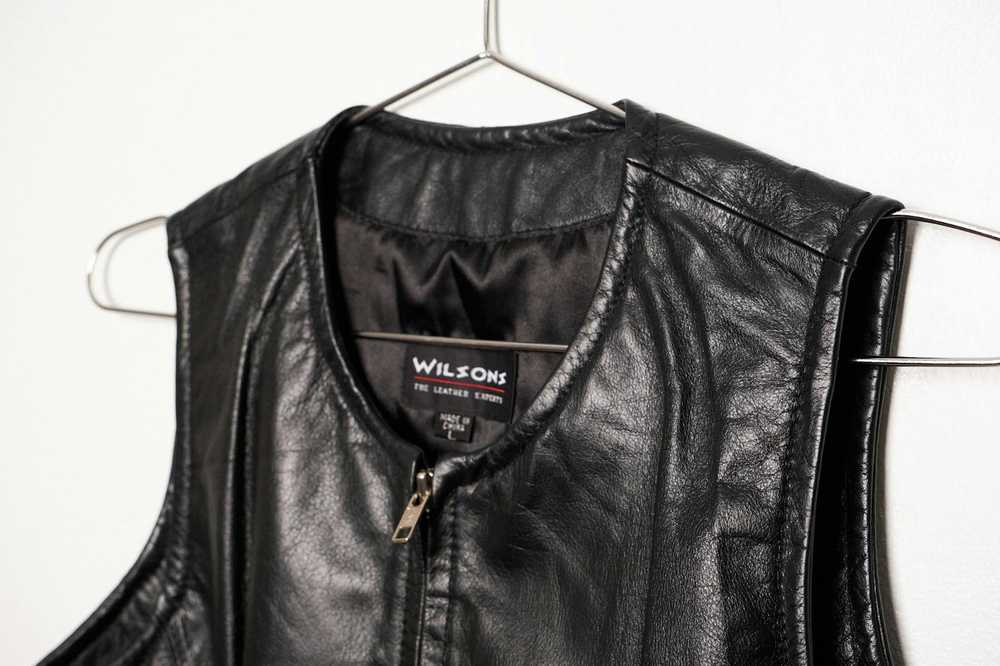 Wilsons Leather Wilsons Leather Zip Up leather ve… - image 3