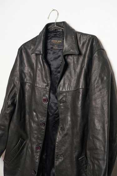 Golden Bear Golden Bear Black Leather Coat