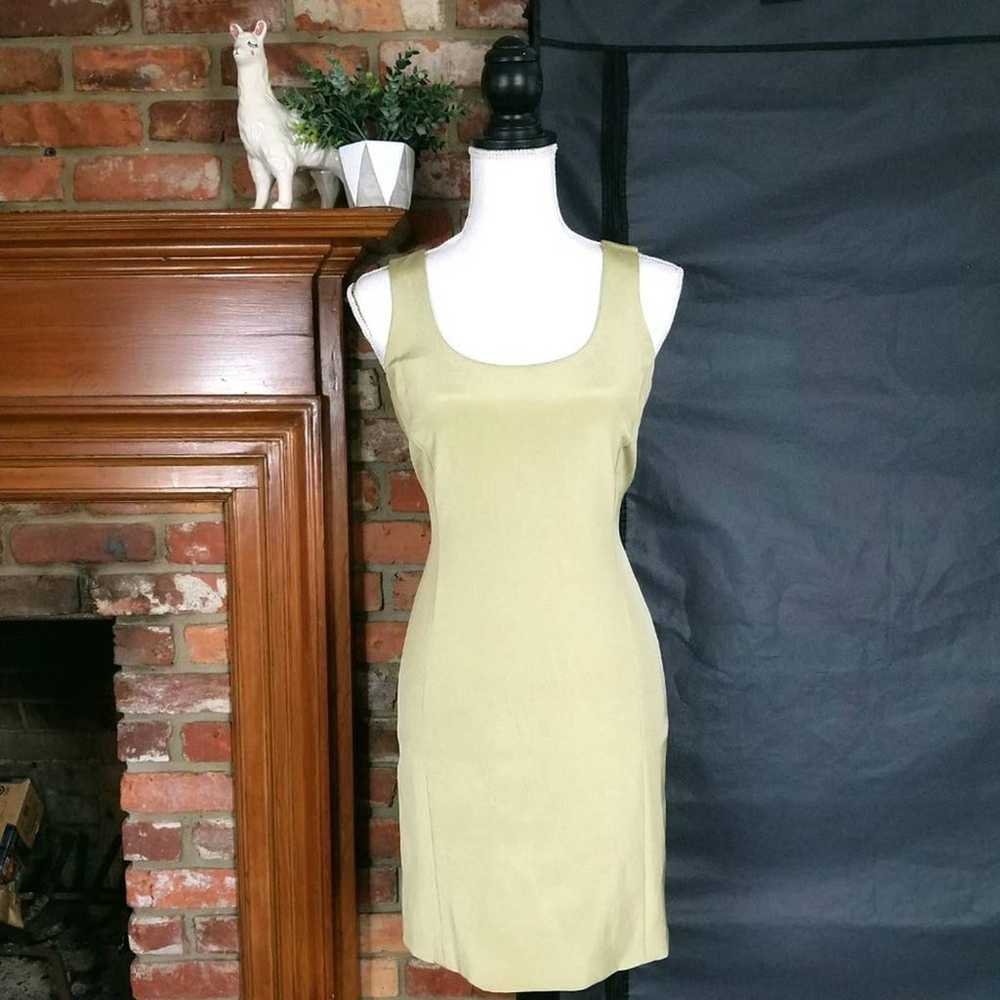 Emanuel Ungaro Vintage Tan Silk Blazer & Dress 2 … - image 3