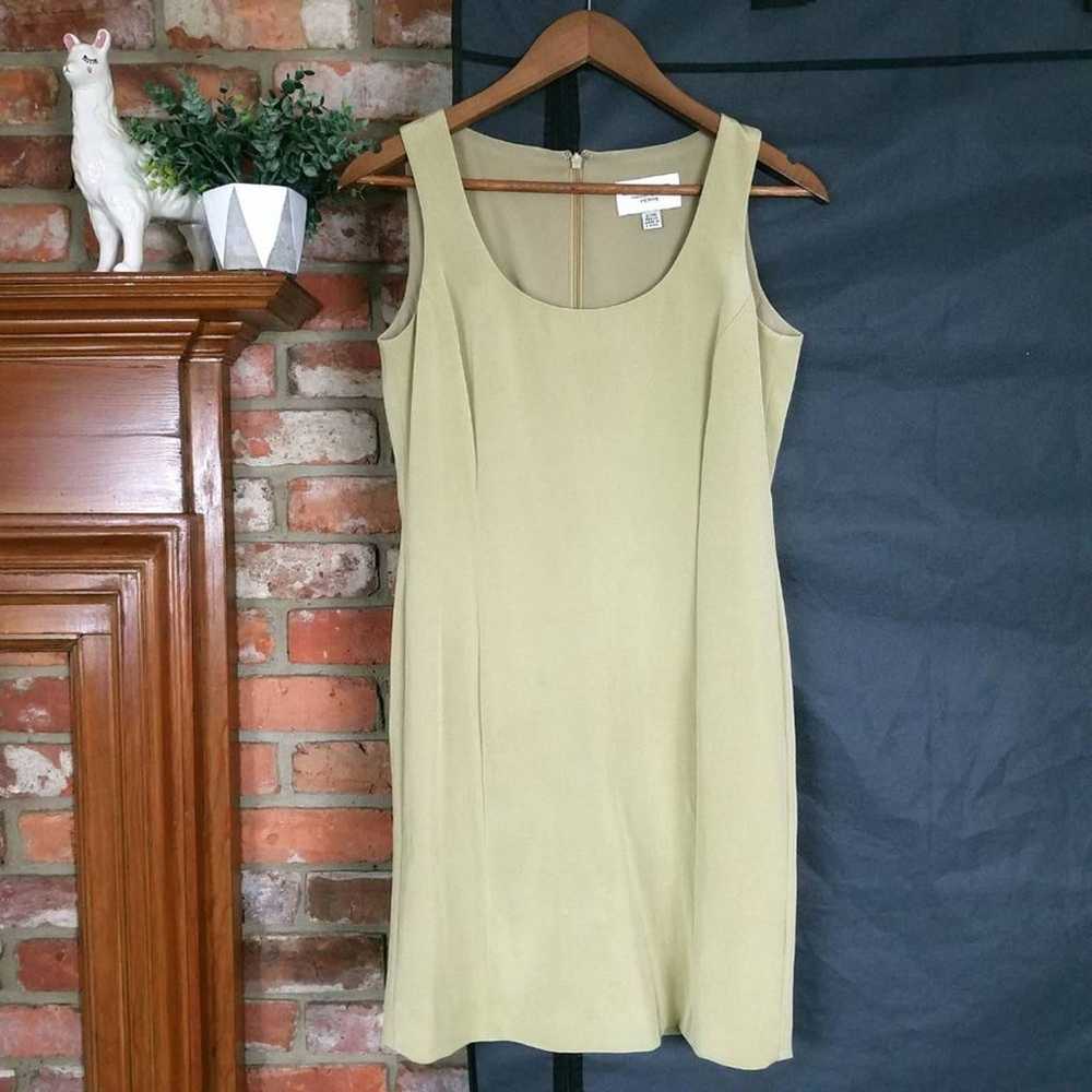 Emanuel Ungaro Vintage Tan Silk Blazer & Dress 2 … - image 4