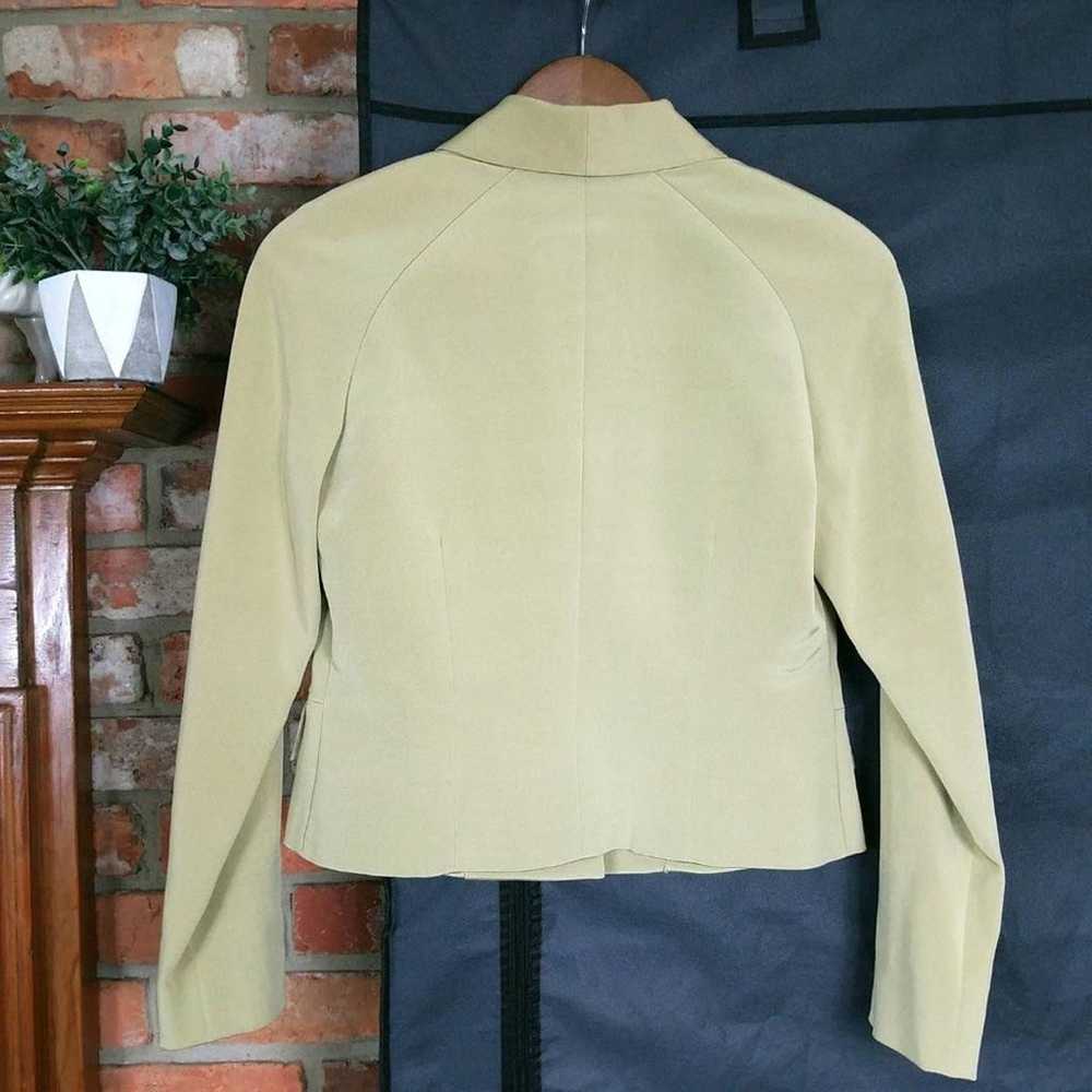 Emanuel Ungaro Vintage Tan Silk Blazer & Dress 2 … - image 7