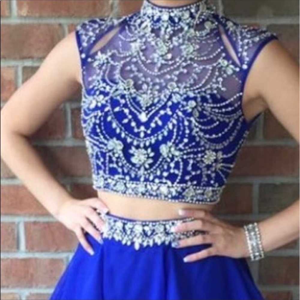 blue homecoming dress - image 3