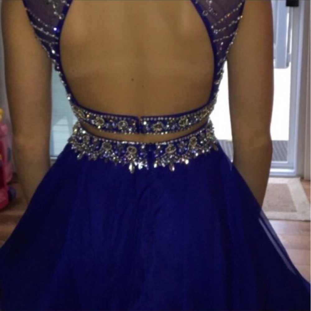 blue homecoming dress - image 4